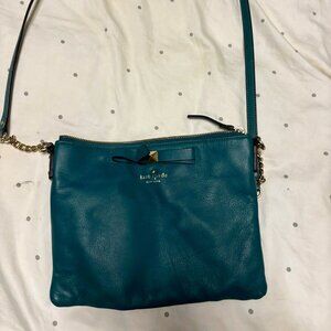 Kate Spade Teal Leather Crossbody Bag